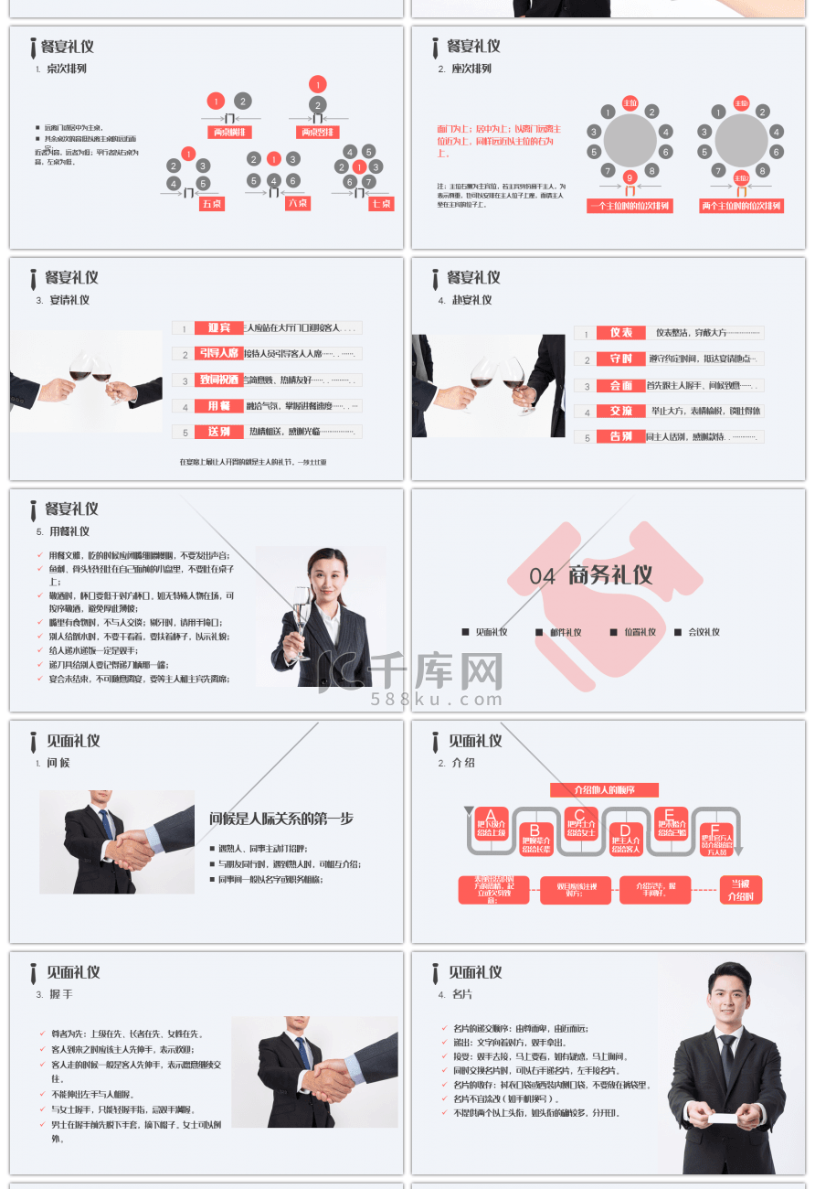 高端大气商务礼仪职业形象培训PPT作品