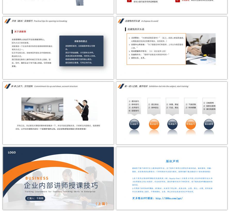 商务企业内部讲师授课技巧PPT上