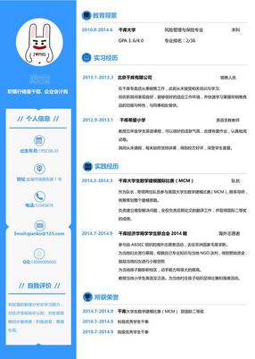 智联招聘简历模板_双栏个人简历模板列表 支持Word下载 简历本(2)