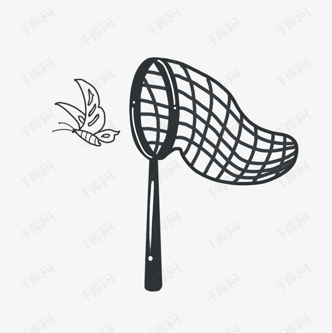 手绘渔网