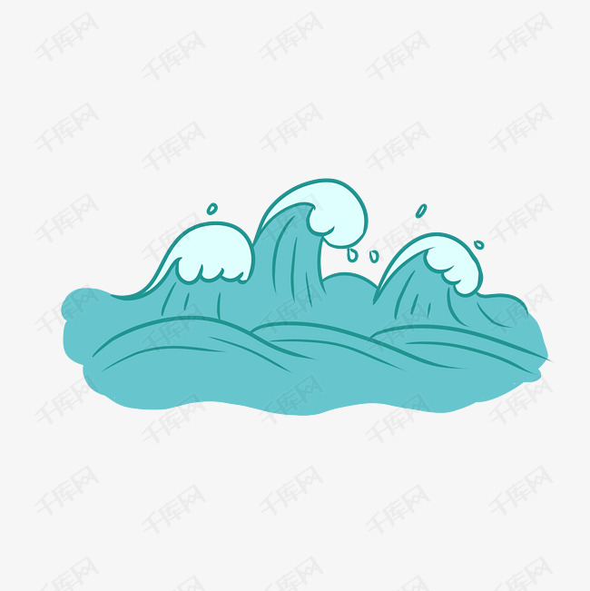 12发布,千库图片素材频道为卡通海浪矢量图下载png图片提供免费下载