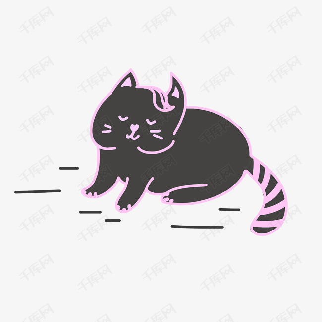 猫咪尾巴素材图片免费下载-千库网