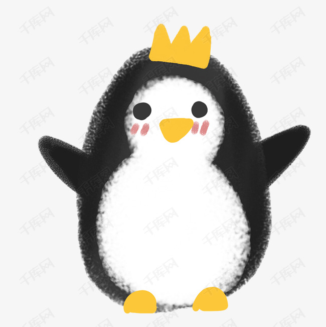 一只可爱的企鹅