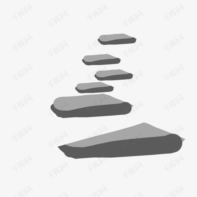 矢量石子小路