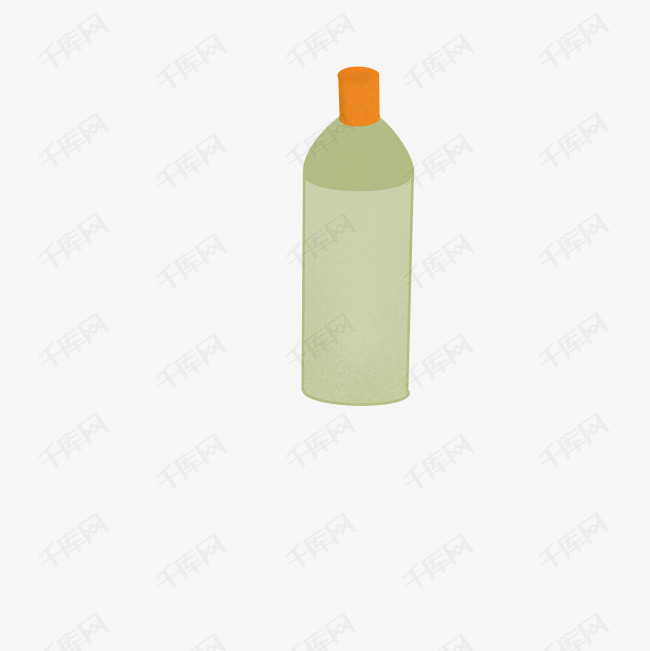 卡通洗洁精设计矢量图
