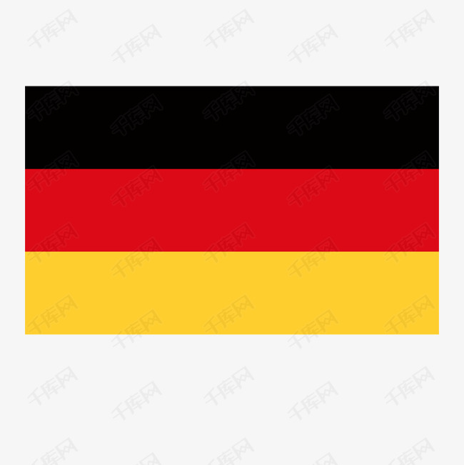 扁平化德国国旗