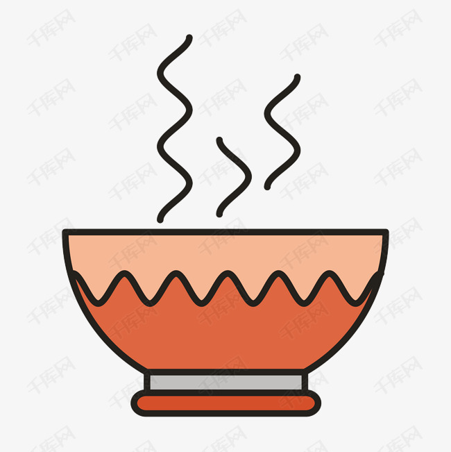 热饭食物免抠图标