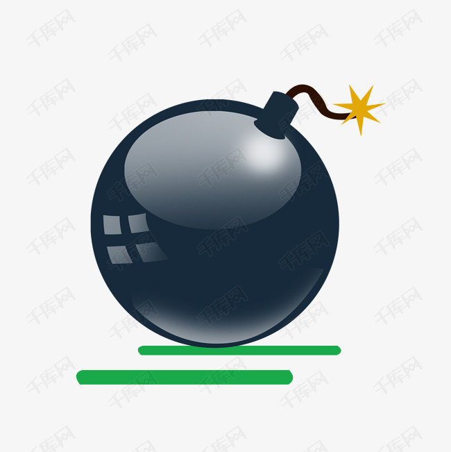 卡通炸弹png下载