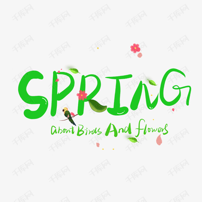 spring是什么意思,spring 通用英文艺术字spring