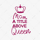 母亲是皇后艺术字体svg