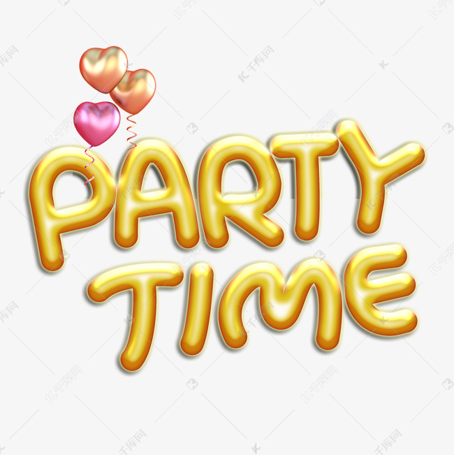 partytime聚会时间字体设计