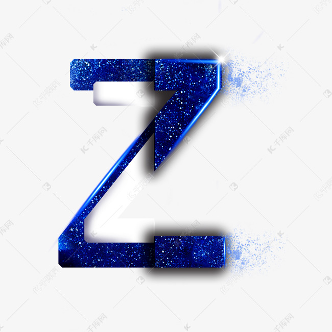 蓝色星空字母Z