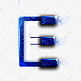 蓝色字母E