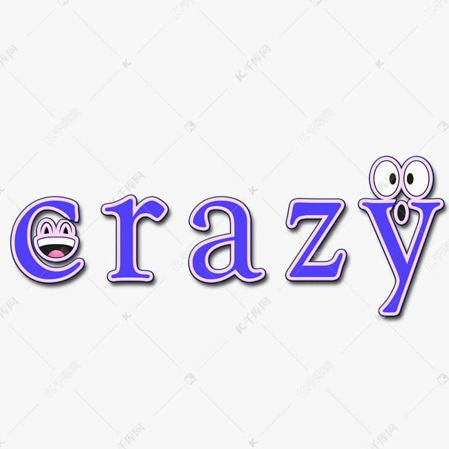 crazy矢量图