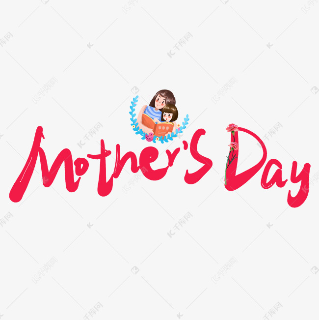 mother\\'sday艺术字,mother\\'sday艺术字 mother"s day红色卡通艺术字
