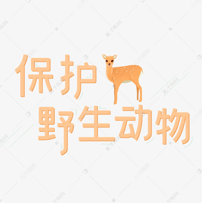 保护野生动物