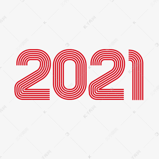 艺术字库 简约线条2021 简约线条2021 字体来源:作者自己创作的艺术