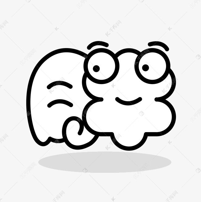 胖字卡通创意设计