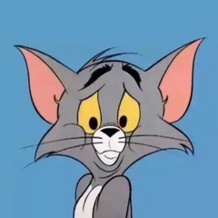 汤姆猫看书时的大笑