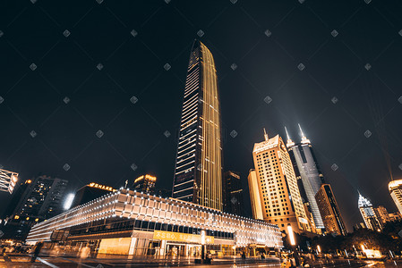 深圳京基100夜景