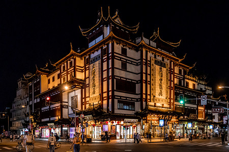 上海老饭店的地方摄影图