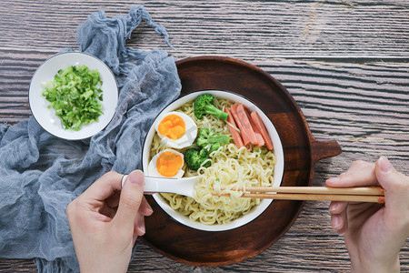 食物摄影照片_每天早餐摄影图