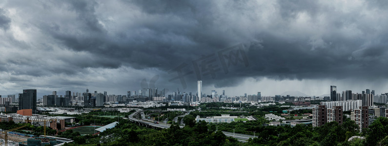 深圳暴雨摄影图