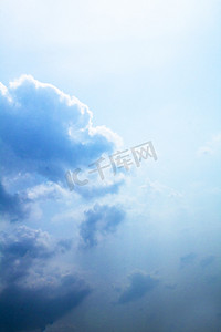 摄影照片_蓝天天空白云商用