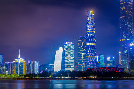 城市摄影照片_广州城市夜景风光摄影图