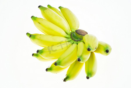 芭蕉摄影照片_水果小米蕉芭蕉香蕉摄影图