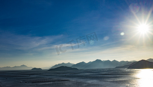 大海太阳摄影照片_大海日出摄影图