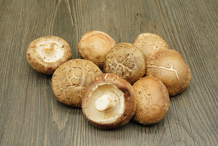 菌类食材香菇摄影图