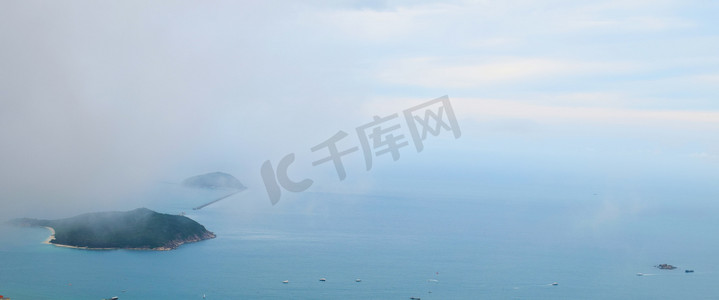 自然风景摄影照片_海边小岛自然风景摄影图