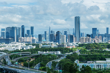 深圳南山区城市摄影图