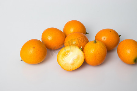 水果金桔金橘摄影图