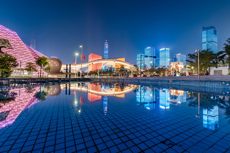 深圳漂亮夜景摄影图