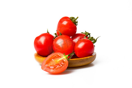 小番茄食物蔬菜摄影图