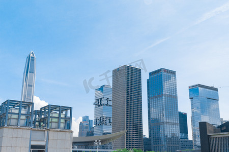 繁华都市摄影照片_现代城市高楼大厦摄影图
