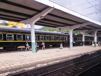 火车站站台背景摄影图