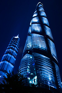 上海之巅大楼摄影图
