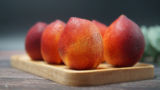 夏日水果油桃摄影图