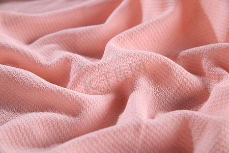 粉色雪纺布料