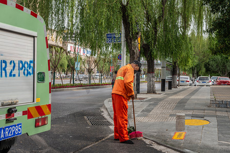 环卫工人劳动人民