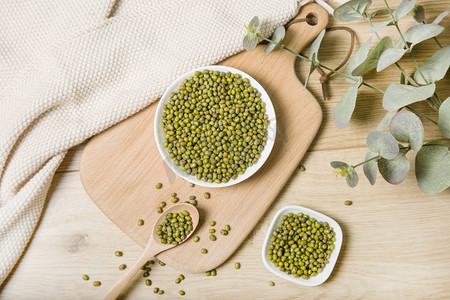 绿豆食材摄影图