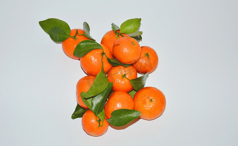 橘子蜜桔甜蜜水果摄影图