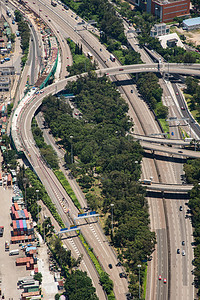 香港交通网络摄影图