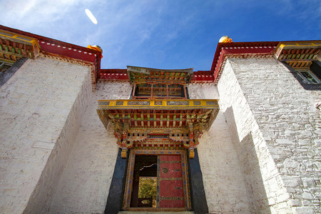 藏式建筑摄影图