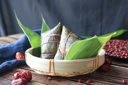 中餐摄影照片_粽子端午节摄影图