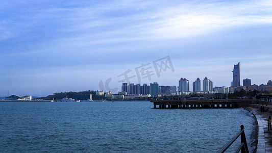 城市风景之海岸线摄影图