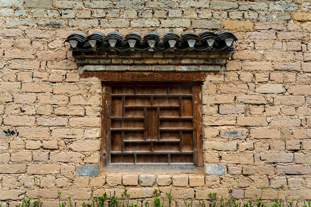 乡下乡村窗口建筑摄影图